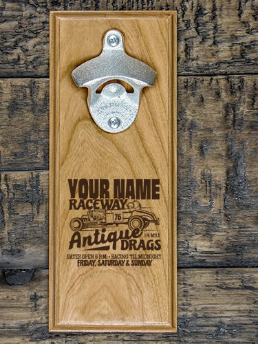 Antique Drag Race : Bottle Openers - Engraved