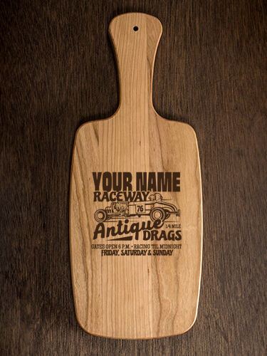 Antique Drag Race : Cheese Boards - Engraved