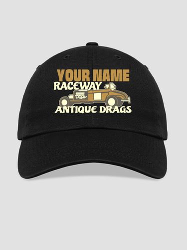 Antique Drag Race : Embroidered Baseball Hats