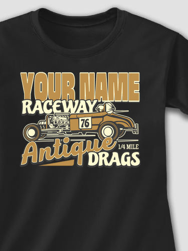 Antique Drag Race : Adult Ladies Fitted T-Shirt
