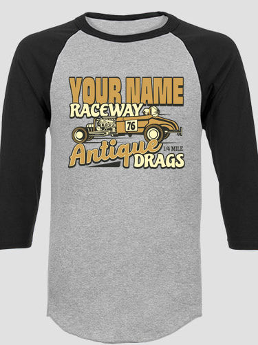 Antique Drag Race : Printed Raglan Shirts