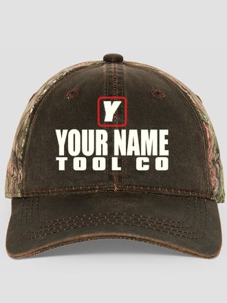 Tool Company : Embroidered 2-Tone Camo Hats