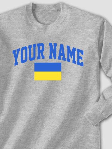 Ukrainian Varsity : Printed Long Sleeves