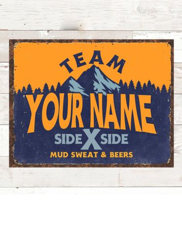 Team Side By Side : Tin Signs