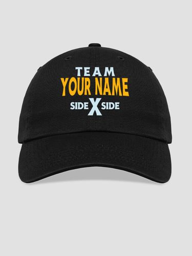 Team Side By Side : Embroidered Baseball Hats