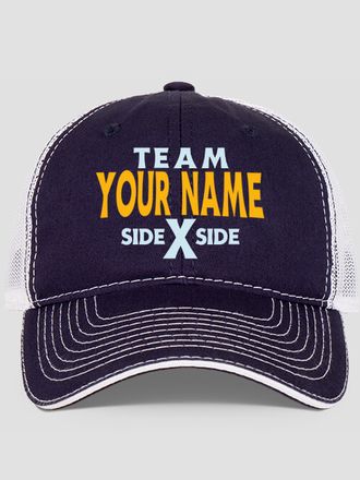 Team Side By Side : Embroidered Trucker Hats