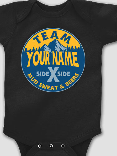 Team Side By Side : Printed Baby Bodysuits