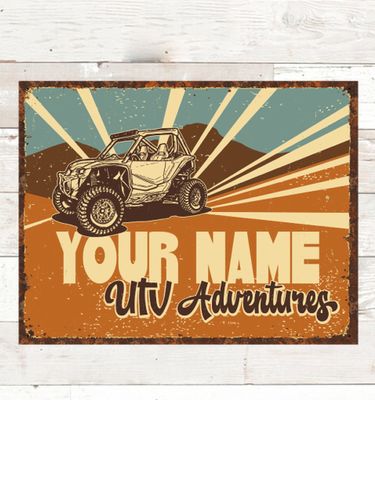 UTV Adventures : Tin Signs
