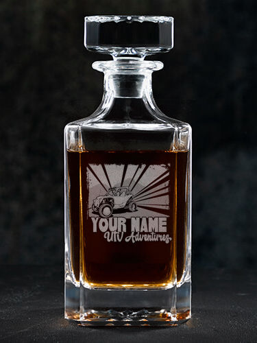 UTV Adventures : Whiskey Decanter - Engraved