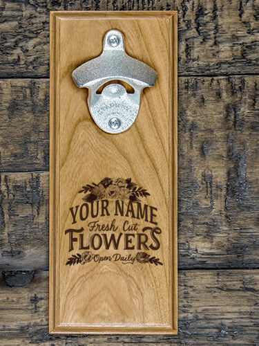 Fresh Cut Flowers : Bottle Openers - Engraved