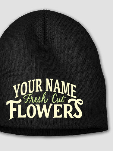 Fresh Cut Flowers : Embroidered Beanies
