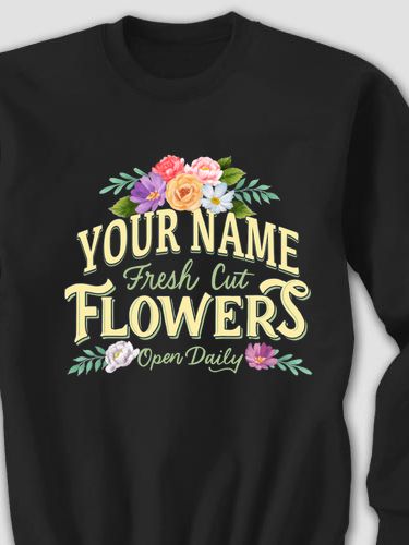 Fresh Cut Flowers : Printed Sweatshirts