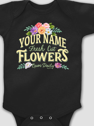 Fresh Cut Flowers : Printed Baby Bodysuits