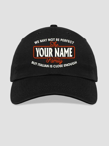 Perfectly Italian : Embroidered Baseball Hats