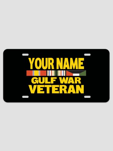 Gulf War Veteran : License Plates