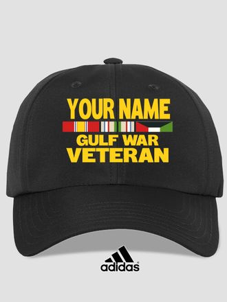 Gulf War Veteran : Embroidered Adidas&reg; Hats