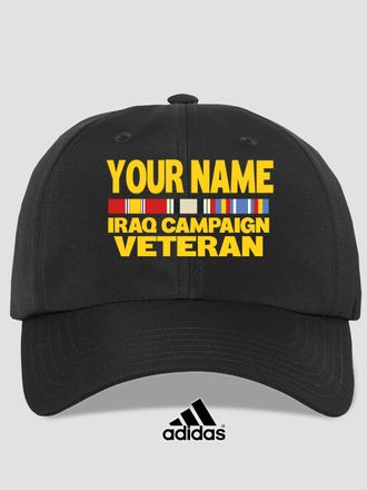 Iraq Campaign Veteran : Embroidered Adidas&reg; Hats