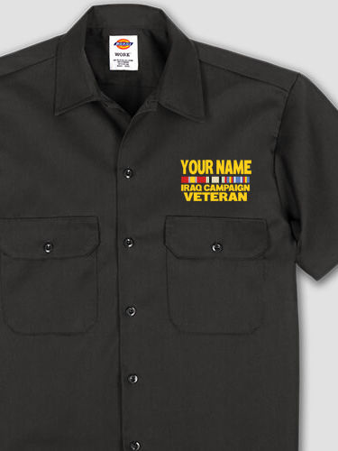 Iraq Campaign Veteran : Embroidered Work Shirts