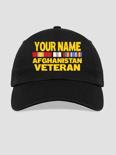 Afghanistan Veteran : Embroidered Baseball Hats