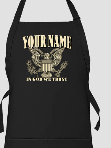 In God We Trust : Printed Aprons