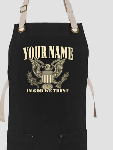 In God We Trust : Printed Canvas Work Aprons