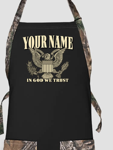In God We Trust : Printed 2-Tone Aprons