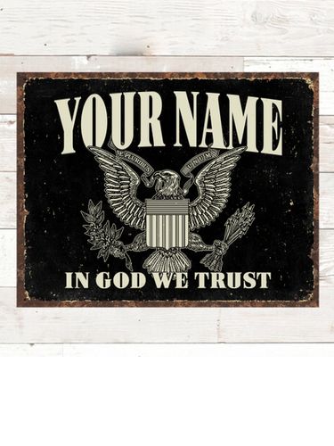 In God We Trust : Tin Signs