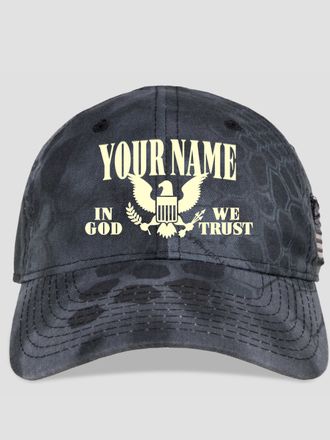 In God We Trust : Embroidered Kryptek Tactical Camo Hats