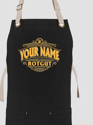 Rotgut Whiskey : Printed Canvas Work Aprons