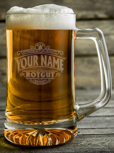 Rotgut Whiskey : Beer Mugs - Engraved