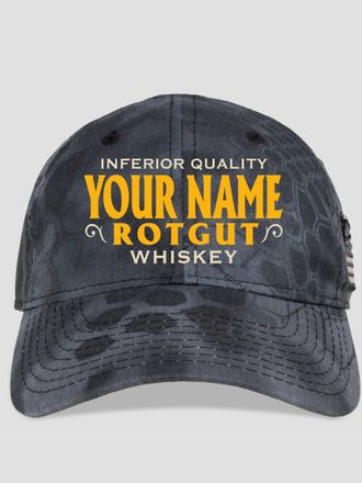 Rotgut Whiskey : Embroidered Kryptek Tactical Camo Hats