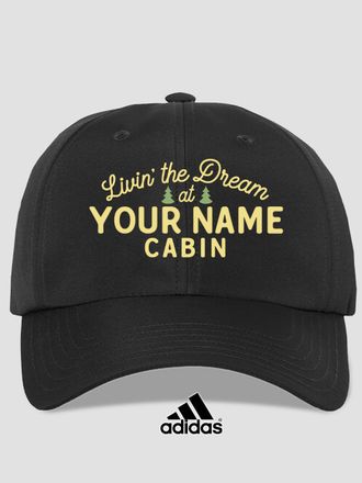 Livin' The Dream Cabin : Embroidered Adidas&reg; Hats