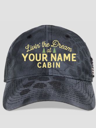 Livin' The Dream Cabin : Embroidered Kryptek Tactical Camo Hats