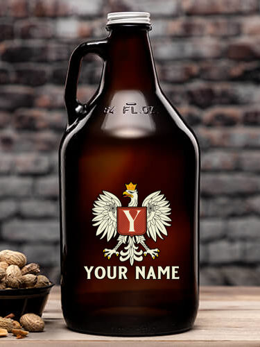 Polish Monogram : Beer Growlers - Color Printed