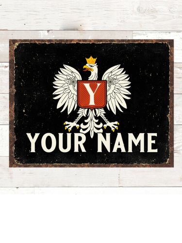 Polish Monogram : Tin Signs