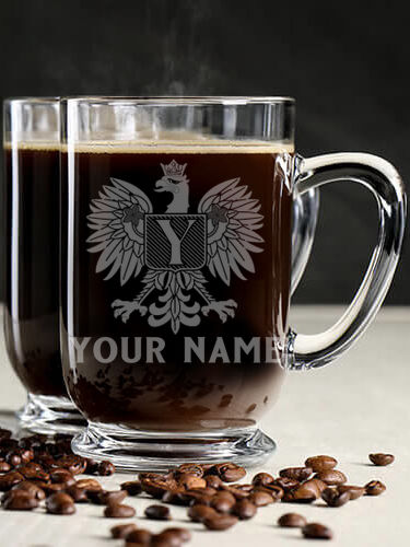 Polish Monogram : Coffee Mugs - Engraved