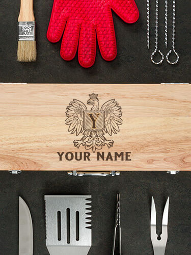 Polish Monogram : 10 Piece BBQ Set