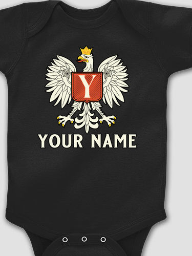 Polish Monogram : Printed Baby Bodysuits