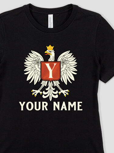Polish Monogram : Premium Ladies T-Shirts