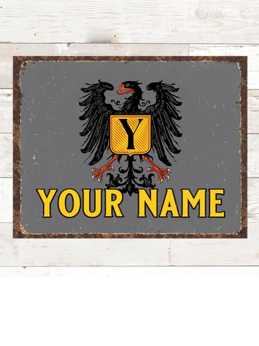 German Monogram : Tin Signs