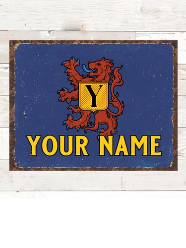 Scottish Monogram : Tin Signs