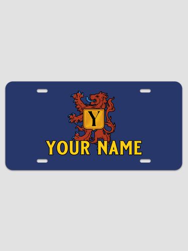 Scottish Monogram : License Plates