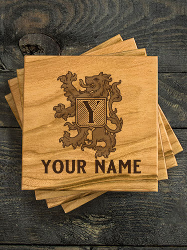 Scottish Monogram : Coasters - Engraved