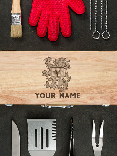 Scottish Monogram : 10 Piece BBQ Set