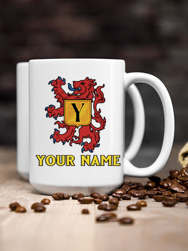 Scottish Monogram : Ceramic Coffee Mugs