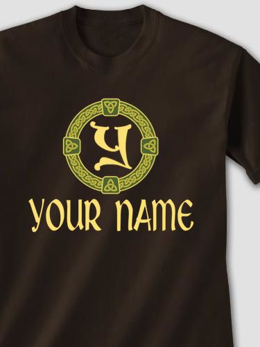 Celtic Wreath Monogram : Printed T-Shirts