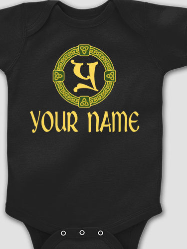 Celtic Wreath Monogram : Printed Baby Bodysuits