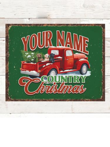 Country Christmas : Tin Signs