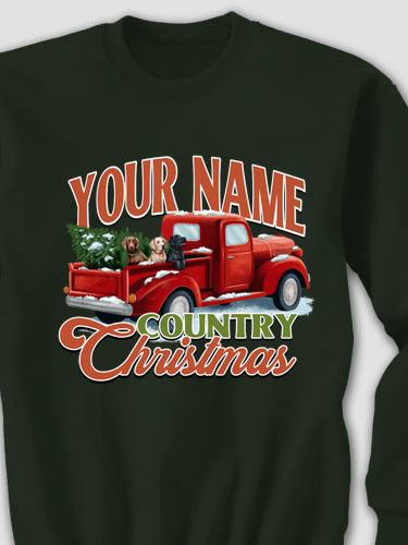 Country Christmas : Printed Sweatshirts