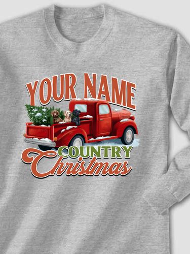 Country Christmas : Printed Long Sleeves